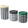 AmoolyaZ Storage Tins with Lids|| Mixed Patterns|| Set of 3||